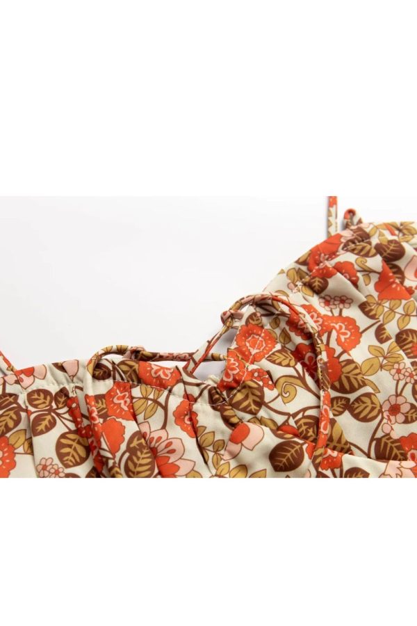 Imogen  Floral Print Strappy  Backless Dress on Sale - Image 3
