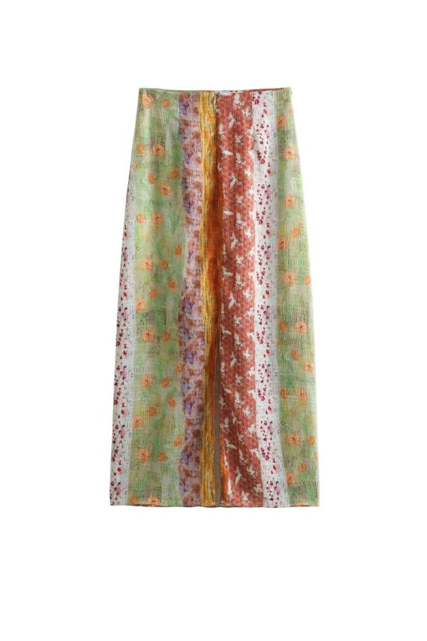 Lucy  Ink Painting Maxi Skirt Fashion - Image 2