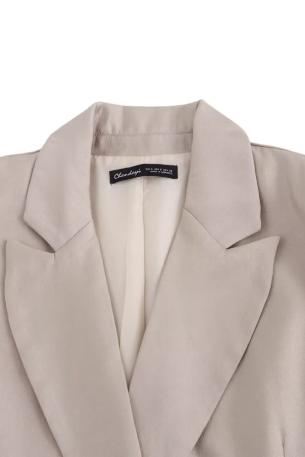Freya   Double-Breasted Blazer & Casual Pants Top & Bottom (Sold Separately) Online now - Image 3