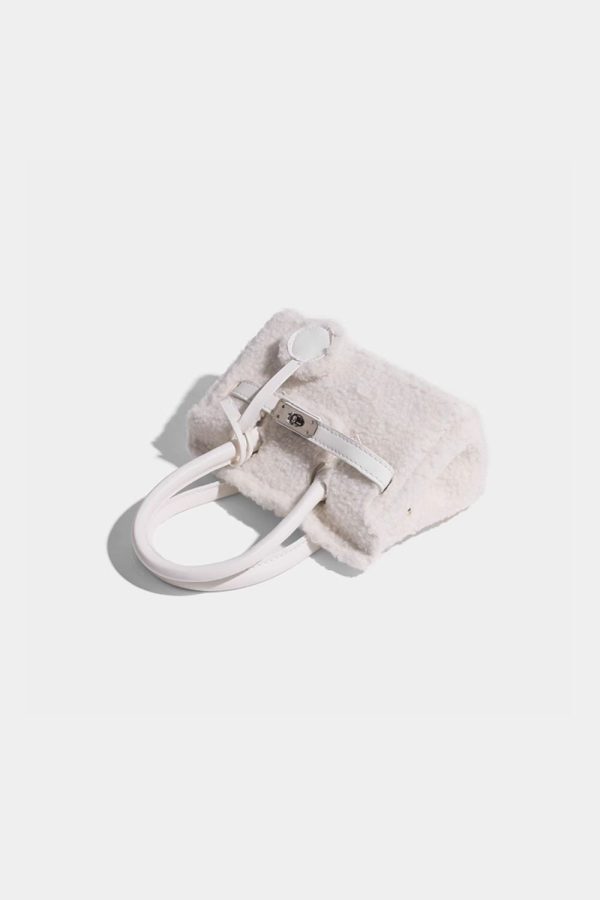 Natalie  Furry Tote and Crossbody Bag Hot on Sale - Image 4