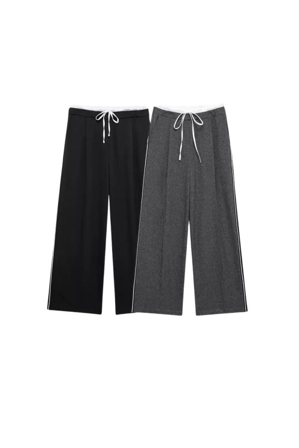 Harper  Casual Pants with Side Stripes (2 color) Hot on Sale