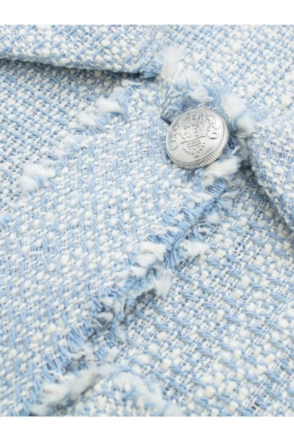 Isabelle  Rough short textured vest For Sale - Image 4