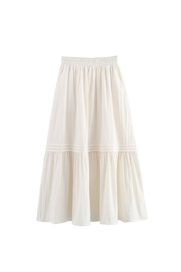 ‘Lucy’ Summer Loose Fit Midi Skirt Discount - Image 2