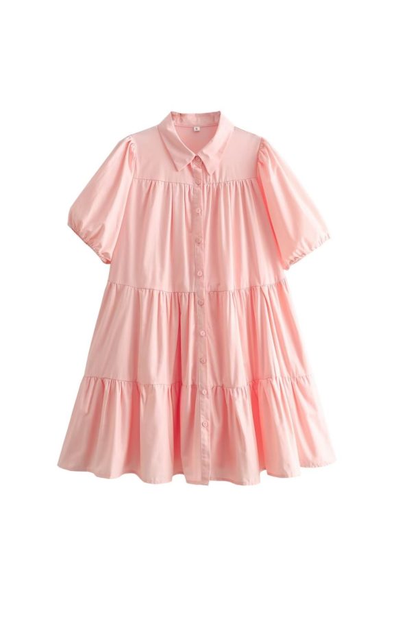 ‘Madison’ Wide Swing Bubble Sleeve Mini Dress Online Hot Sale - Image 5