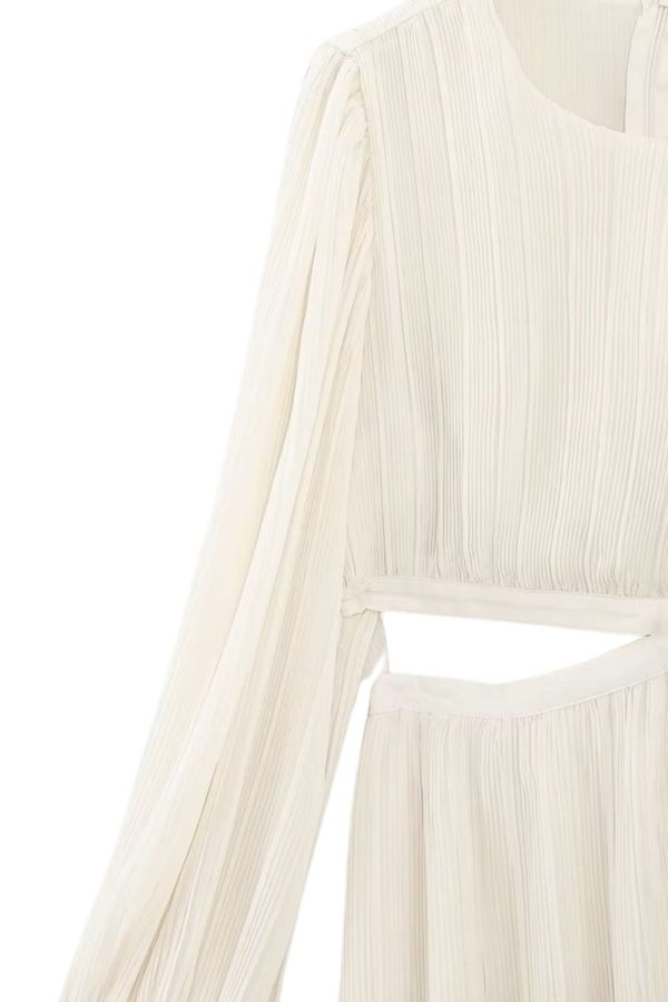 ‘Madison’ Waist-Embellished Cutout Dress Online now - Image 4