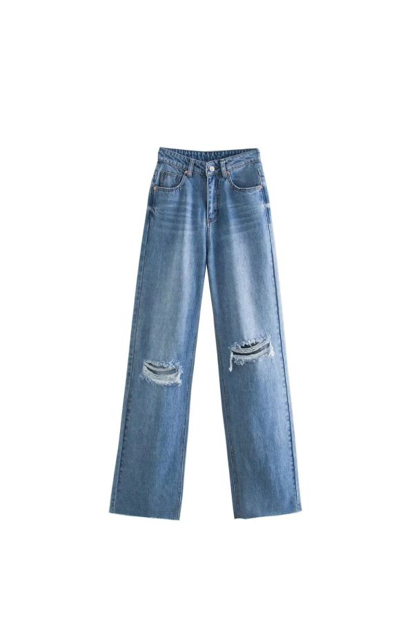 ‘Valerie’ Distressed  Pants Discount