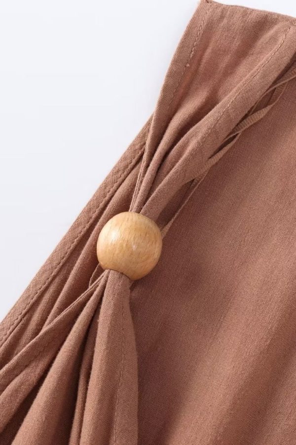 Bella’ V-neck Maxi Dress For Sale - Image 4