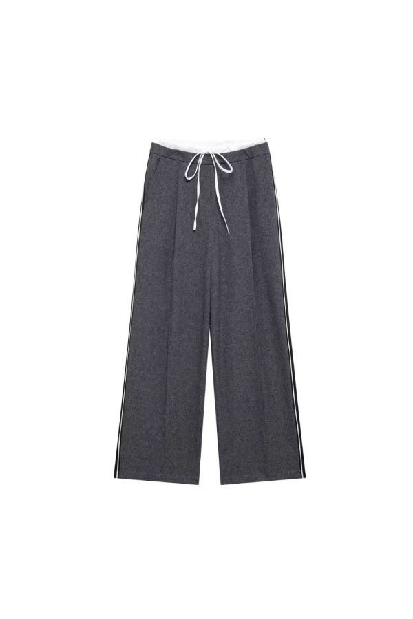 Harper  Casual Pants with Side Stripes (2 color) Hot on Sale - Image 2