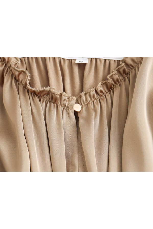 Isabelle   High Waist Temperament Pleated Dress Supply - Image 5