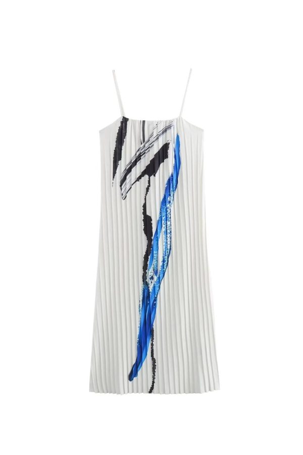 ‘Poppy’ Ruched Halterneck Ruffle Dress For Cheap