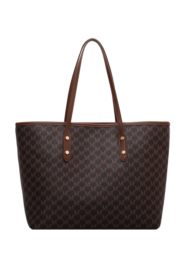 Heidy  Geometric Pattern Tote Bag (3 Colors) Discount