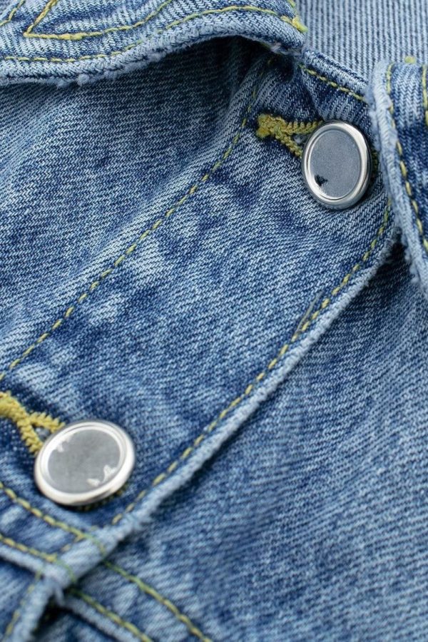 ‘Leah’ Denim Shirt Style Dress Supply - Image 5