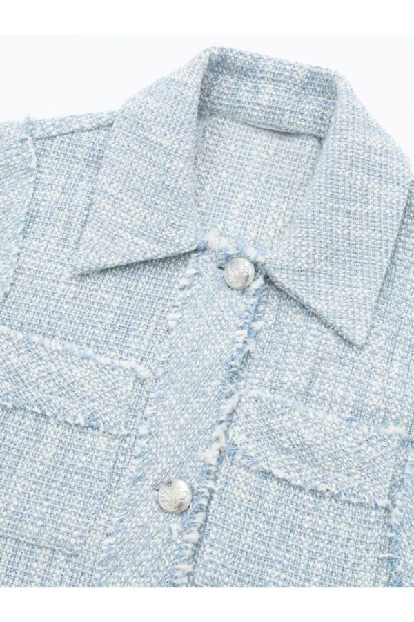Isabelle  Rough short textured vest For Sale - Image 2
