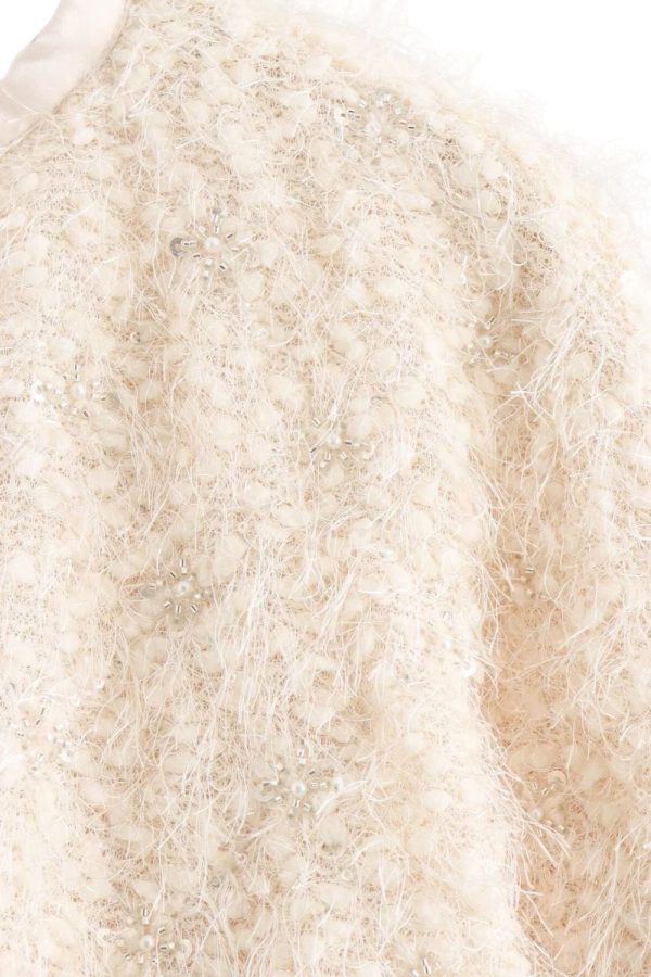 ‘Julia’ Plush Beaded Fringe Coat Online Sale - Image 4