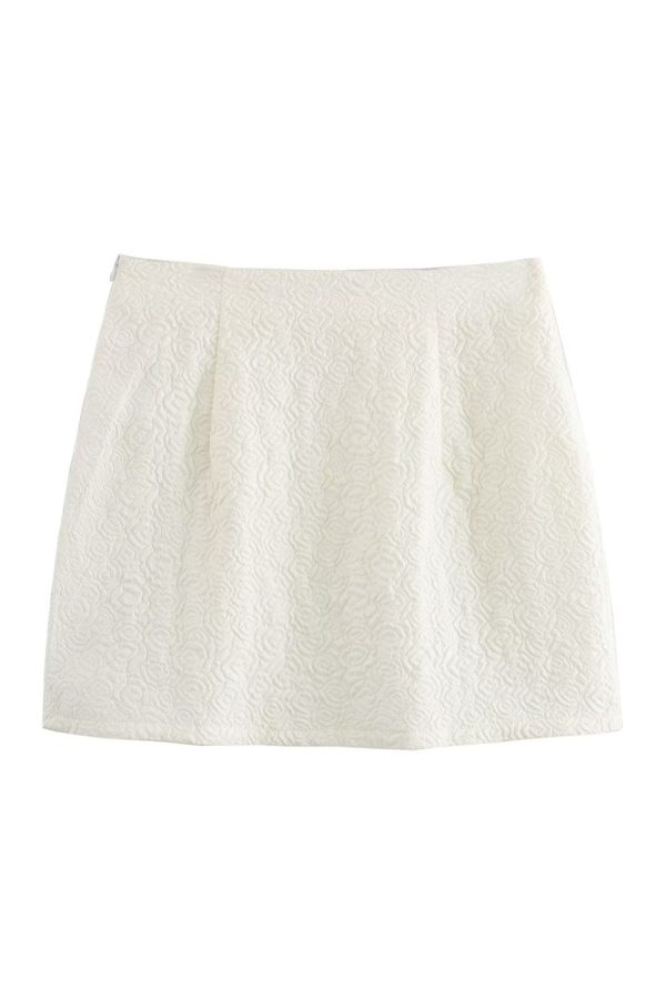Freya    Bubble Sleeve Short Skirt Set Top & Bottom Hot on Sale - Image 5