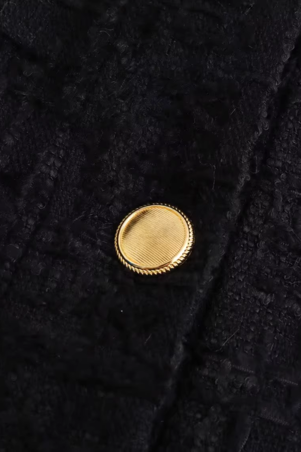 Edna  Tweed Button-Up Jacket Cheap - Image 3