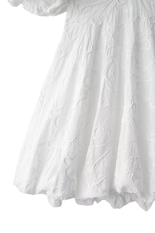 Matilda  Embroidered  Midi Dress Supply - Image 4