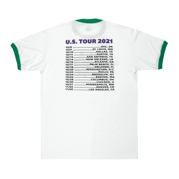 HUNNY - Hunny Ringer with Tour Dates Tee Cheap - Image 2