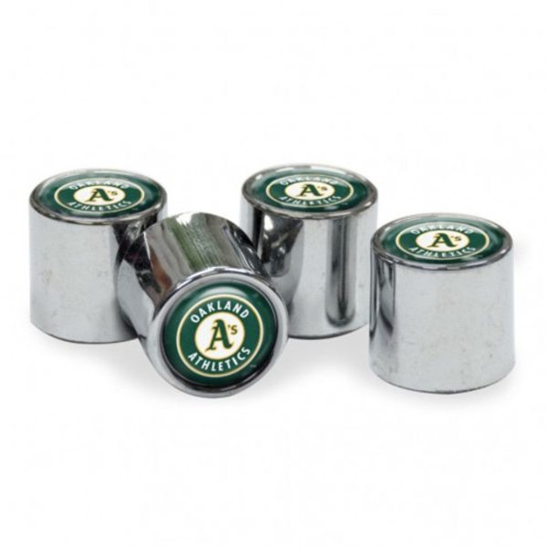 Oakland Athletics Valve Stem Caps Special Order Online now