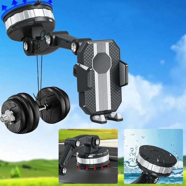 Universal Large Truck Extended Suction Cup Type Car Holder Fixed Shockproof Mobile Phone Stand Big Joint GPS Navigation Holder Online now - Image 2